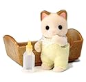 Sylvanian Families Cream Cat Baby