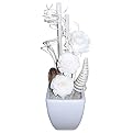 Potted Scented Decoration - White