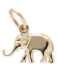 Rembrandt Charms Elephant Charm, 10K Yellow Gold
