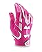 Under Armour Boys F5 Football Gloves, Tropic Pink/White, Youth Large
