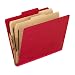 Pendaflex 2257SC Pendaflex Pressguard Classification Folders, Lgl, 6-Section, Scarlet, 10/Box