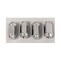 Gorilla Automotive Products 76187: Lug Nuts, Conical Seat, Bulge, 1/2 in. x 20 RH, Closed End, Chrome Plated Steel, Set of 4