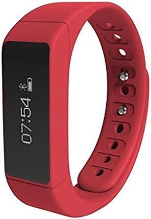 CYT® Sports Bracelet with Waterproof Touch Screen, I5 Plus Bluetooth 4.0 Sport Wristband Band Smart Bracelet Watch Pedometer Sleep Health Fitness Tracker Activity Wristband for Android,IOS (red)