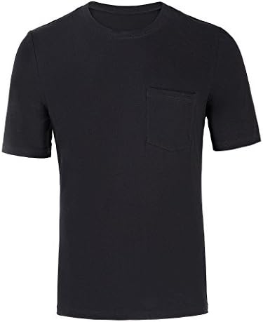 PAUL JONES Mens Casual Smooth Silk Like Dress Shirts CL5250 (X-Large, Black-2)