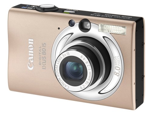 Canon Digital IXUS 80 IS Camera - Caramel (8.0MP, 3 xOptical Zoom) 2.5 LCD