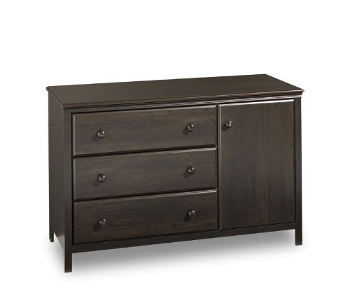 Baby Changing Table Transitional Style in Ebony Finish