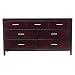Modus Furniture Nevis 7 Drawer Dresser, Espresso