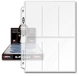 20 (Twenty Pages) - BCW Pro 6-Pocket Page (Tall or Widevision Trading Cards)