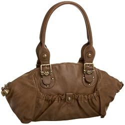 KATHY Van Zeeland Casual Pockets Top Zip Satchel