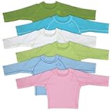 41xdHyNK3lL. SL160  Long Sleeve Rash Guard Size: 24 Month, Color: Aqua