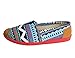 UNOW Women's Bohemia Canvas Sneaker Slip-on Casual Flat Shoe