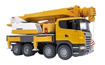 Bruder - 3570 - V&eacute;hicule Miniature - Camion Scania avec Grue Liebher