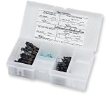 Corning Unicam LC Multimode 50 um Pretium Fiber Optic Connector, Organizer Pack of 25 95-050-99-X-Z