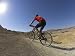 Rear View of Competitior in the Mount Sodom International Mountain Bike Race, Dead Sea Area, Israel Photographic Poster Print