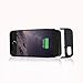 COOLEAD 4200mAh Backup Battery Charger Case for iPhone 5 5s 5c Power Bank Cover Compatible with (Black) - Side Extra USB Port Can Help to Charge Other USB Devicdes