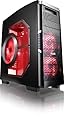 AZZA Solano 1000R CSAZ-1000R Full Tower Interior Paint Case (Black/Red)