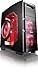 AZZA Solano 1000R CSAZ-1000R Full Tower Interior Paint Case (Black/Red)