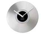 Produkt-Bild: KARLSSON KA4824 Wanduhr Platinum Record silbern