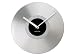 Kitchen & Housewares : Karlsson Wall Clock Platinum Record Aluminium Silver