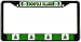 Norfolk Island Flag Black License Plate Frame Metal Holder