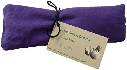 Eye Pillow for Vision During Meditation or Sleep Filled with Sage and Damiana