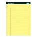 TOPS Docket Legal Pads, Legal Rule, 8.5 x 11.75 Inches, Canary, 50 Sheets/Pad, 12 Pads/Pack (63400)