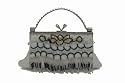 Silk and sequined Evening bag Free Delivery