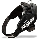 Julius-K9 IDC-Powerharness With Reflective Julius-K9 Labels Dog Harness - Custom labels available - soft yet very strong, renowned for the comfort and fit - easy on - no pull harness - 15 colors in 8 fully adjustable sizes for the perfect fit - widely used in Europe by K9 atheletes, service dogs, working dogs and security dogs