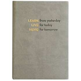 Embossed Learn, Live, Hope, Journal Diary, Hard Cover, Lined