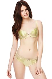 Limited Collection Floral Lace Padded Push-Up A-DD Bra with Silk