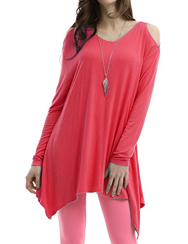 Doublju Knit Tunics in Fine Stretch Fabric