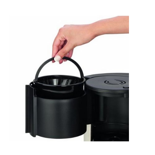 Cloer 5218NA 12-Cup Bitterness Eliminating Coffee Maker, Stainless Steel/Black