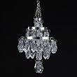 Pack of 8 Seasons of Elegance Three-Tier Chandelier Christmas Ornaments 2.75"