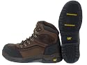 Caterpillar Stiefel Steel: Powertrain Mens S1 Steel Toe dark brown
