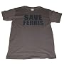 "Save Ferris" Ferris Bueller's Day Off 80's Retro Vintage T-Shirts White Printing (Adult - Multiple Sizes and Colors Available)