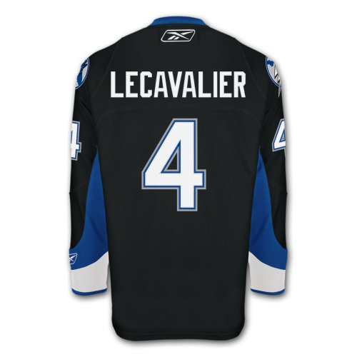 Vincent Lecavalier Tampa Bay Lightning Rbk Premier Replica Dark NHL Hockey Jersey