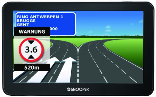 Snooper Truckmate Pro S6400 Europa Navigationssystem (7,8 cm (7 Zoll ) Touchscreen, TMC, Kartenslot, Bluetooth, USB)