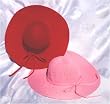 Soft, Casual Style Straw Hat with Bow in Asst. Colors