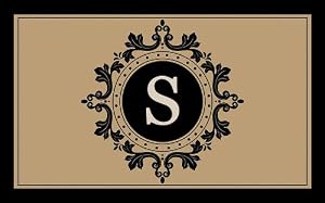 Imperial Monogram Coir Mat - S