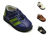 Boy Dress Shoes/Casual Sport Shoes, White/Black/Navy/Brown, Stripes (Toddler/kid/children)