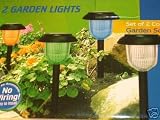 Click for more about SET OF 4 CONTEMPORARY COLOUR CHANGE GARDEN SOLAR LIGHTS - .
