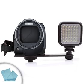 LightLINK Rechargeable Ultra-Bright LED Camera Light for Panasonic , Toshiba Camileo ,... by Accessory Genie