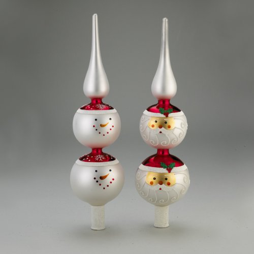 Snowman Head Tree Topper • Holiday Décor Season Charm