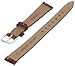 Timex Women's Q7B879 Woven Leather Calfskin 12mm Brown Replacement Band
