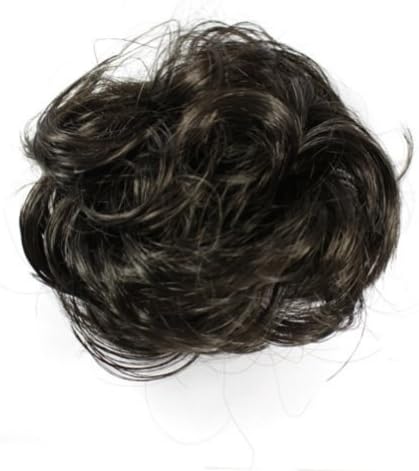 PanDaDa Pony Tail Fake Hair Extension Bride Bun Hairpiece Scrunchie Wavy Hai...