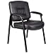 Boss Black Leather Plus Guest Chair Black