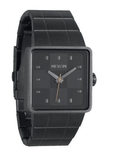 Nixon Quatro Watch - Men's All Gunmetal/Black, One Size