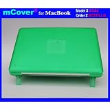 Green mCover® Hard Shell Cover Case for Unibody White MacBook 13-inch (Model No. A1342, Order # MC207LL/A, released after Oct. 20, 2009)