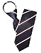 H2H Mens Casual Comfortable Zipper Stripe Patterned Fashion Neck Tie
