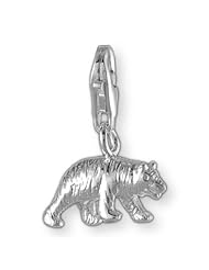 MELINA Charms clip on pendant polar bear sterling silver 925